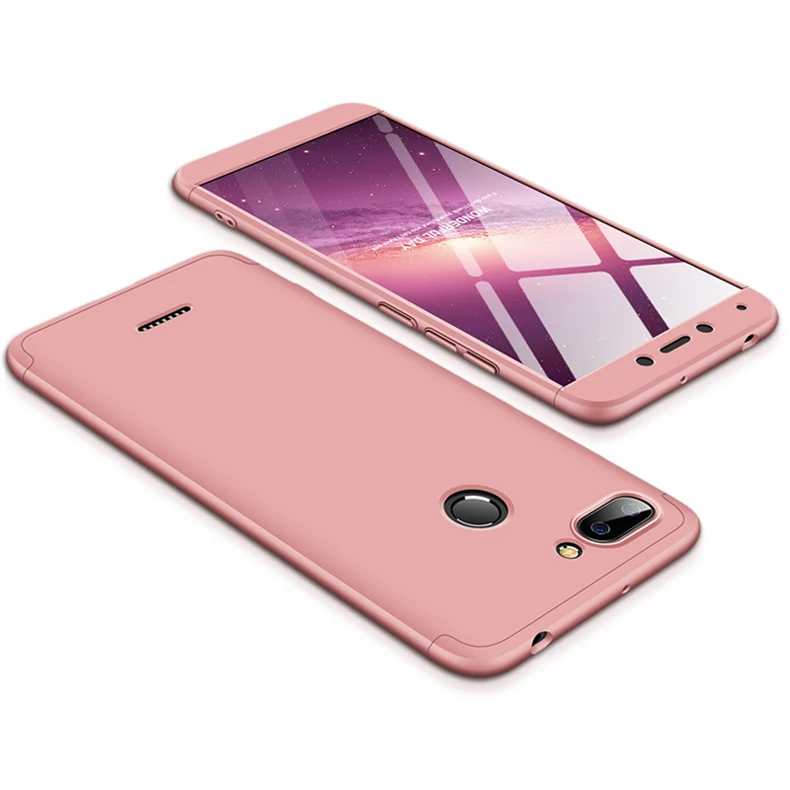 Xiaomi Redmi 6 Чехол 360 градусов полный противоударный чехол для телефона на Funda Redmi 6 Redmi6 Xiomi 5,4" чехол s Обложка 3 в 1 для мужчин wo men - Цвет: Xiaomi Redmi 6 Case