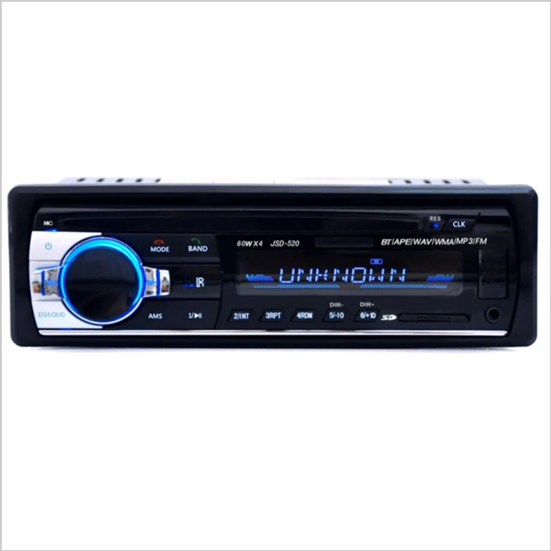 2018 заказное Проводное радио 12 в Bluetooth V2.0 автомобильное аудио стерео In dash 1 Din FM Aux
