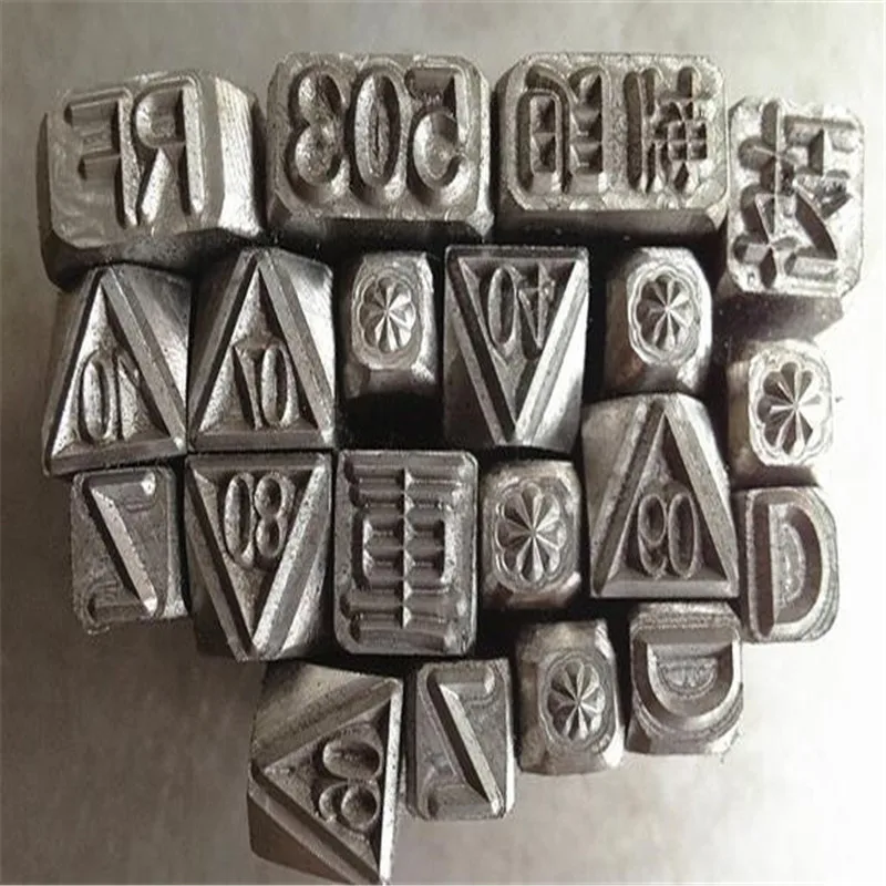 

Steel Stamp metal DIY handmade for Jewelers custom-made Carving Leather Craft Stamps Set Craft Tool Set