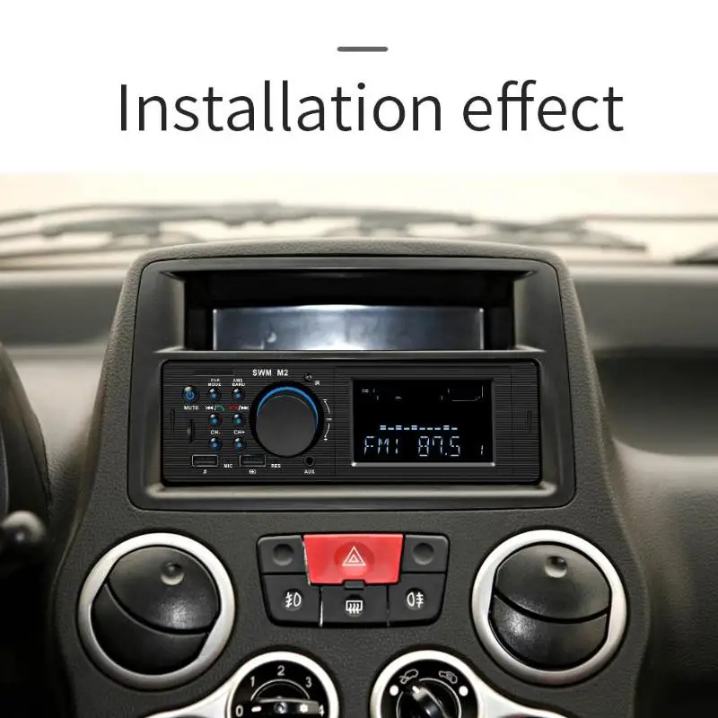 1 din SWM M2 автомобильная стереосистема bluetooth MP3 музыкальный плеер FM радио без потерь Музыкальный плеер двойной USB TF AUX головное устройство авто RCA аудио
