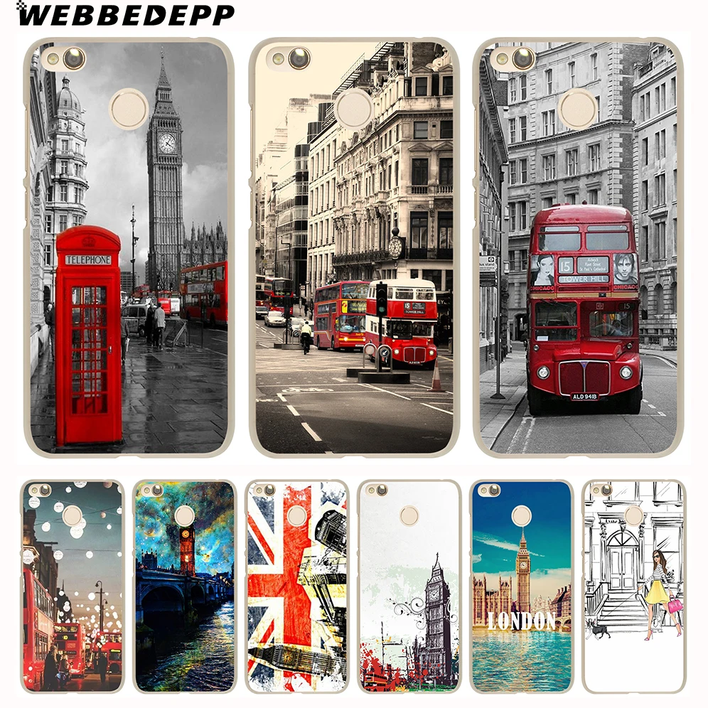 WEBBEDEPP لندن نمط بيغ بن الهاتف مربع العلم حقيبة لهاتف xiaomi Redmi 4X 4A 5A 5 زائد 6 برو 6A S2 7 ملاحظة 5 6 7 برو 4X الذهاب