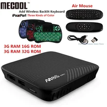 Натуральная mecool M8S Pro Android 7.1 TV Box BT 4.1 2 ГГц ARM Cortex-A53 Процессор 64bit 4 К 2 г 16 г 3 г 16 г 3 г 32 г HD