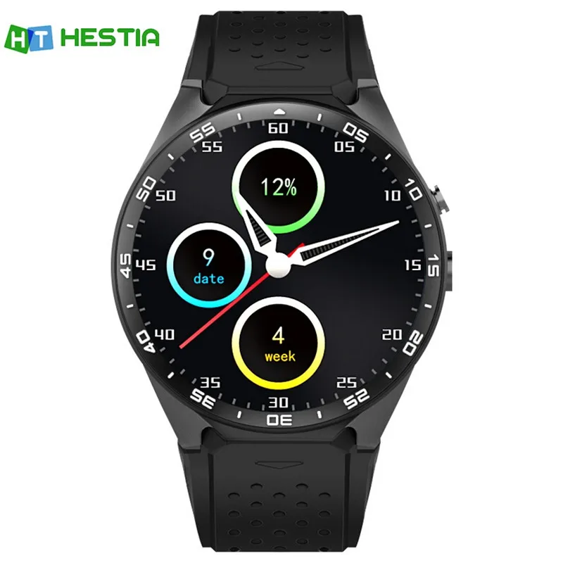 

HESTIA KW88 Smart Watch 1.39 Inch MTK6580 Quad Core 1.3GHZ Android 5.1 3G Smart Watch 400mAh 2.0 Mega Pixel Heart Rate Monitor