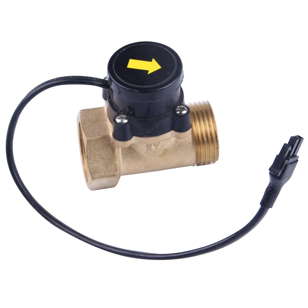 

HT800 Magnetic Solar Heater Circulation Sensor Boosting Pump Copper Electronic Control Water Flow Switch G1 Thread Low Pressure