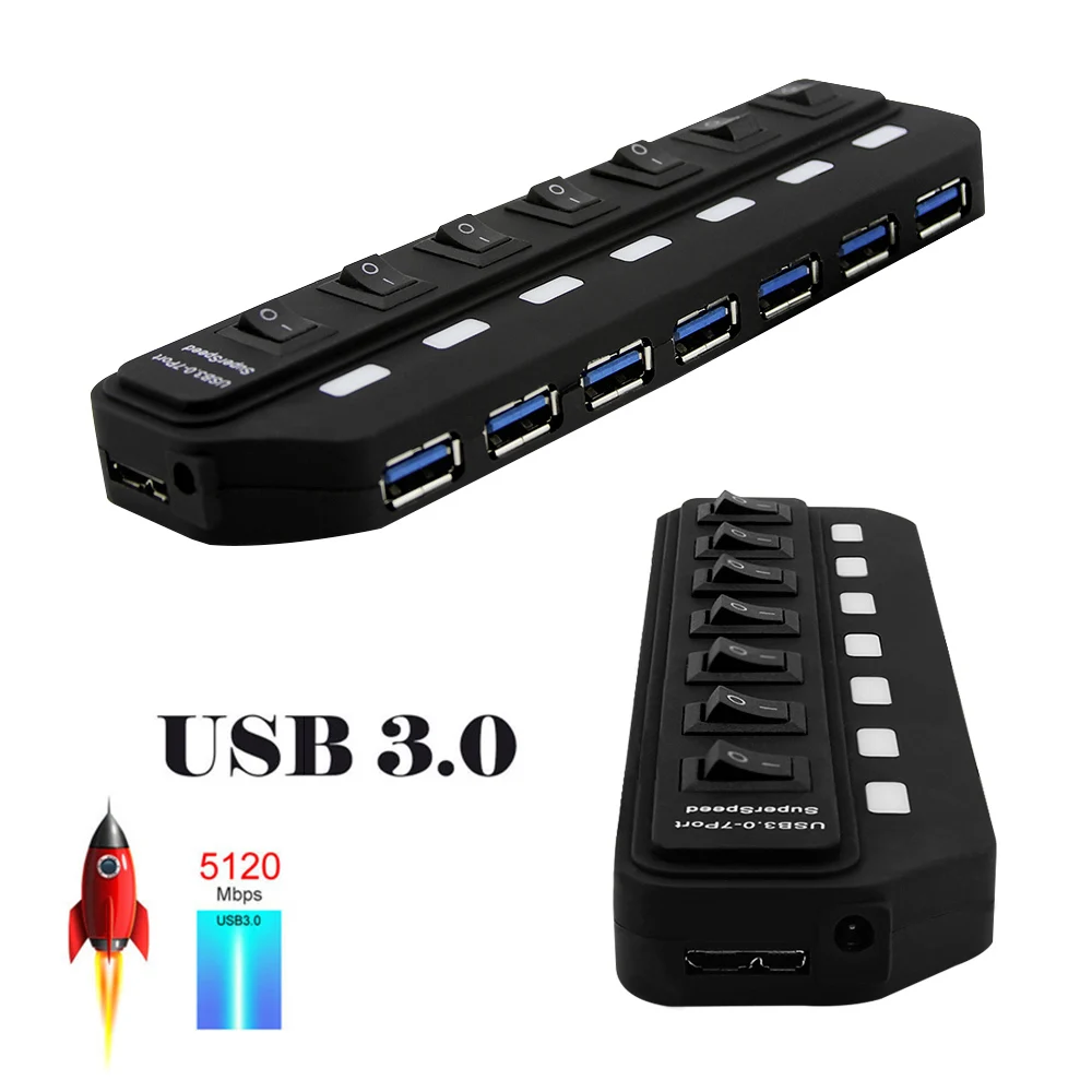 usb hub with on/off switch