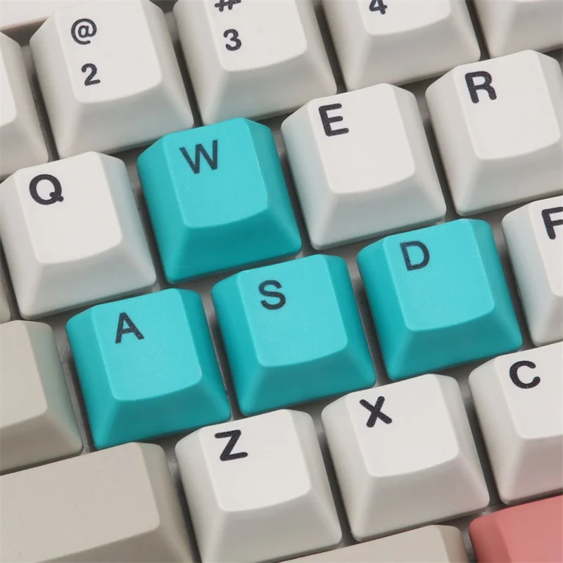 EC WASD краситель-подбитые брелки PBT Материал для клавиатуры Topre realforce HHKB - Цвет: green WASD