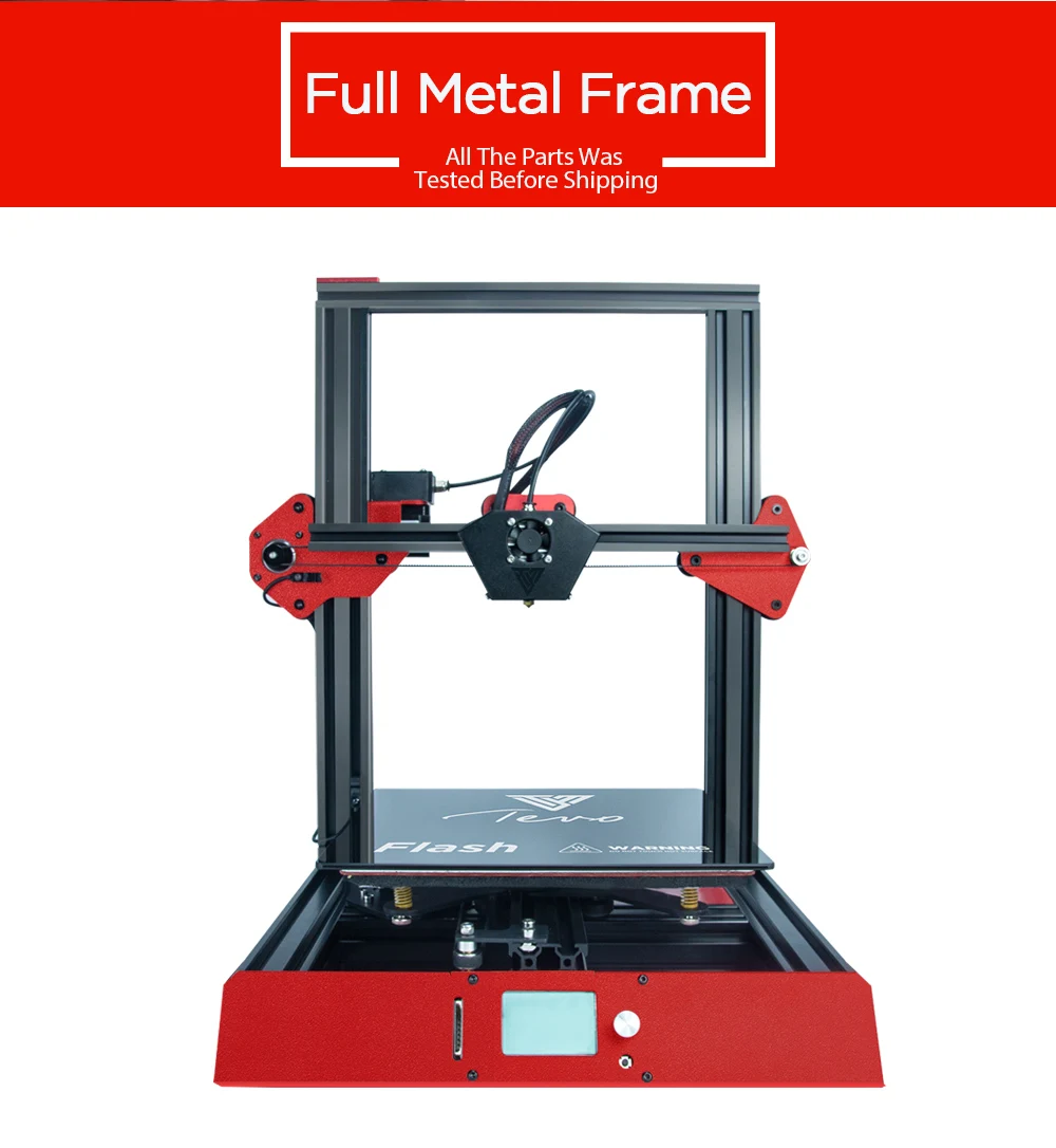 TEVO флэш-TEVO 3d принтер алюминиевый экструзионный 3d печать предварительно построенный 50% 3d принтер Titan экструдер стабильная и быстрая 3D печать