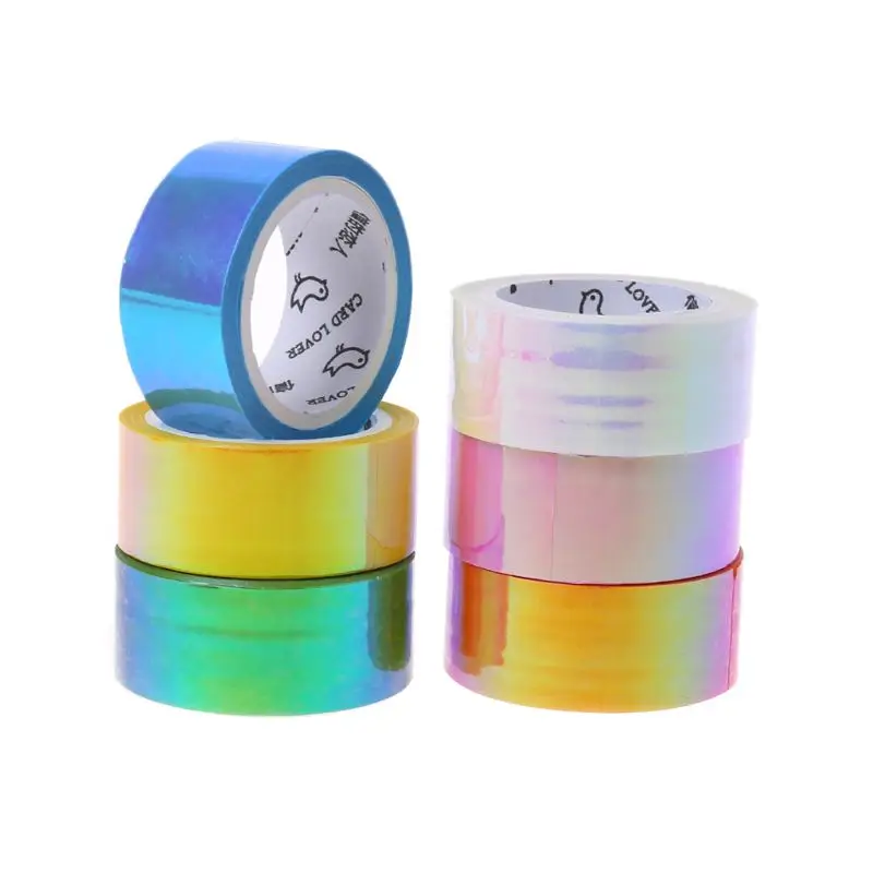 

Rhythmic Gymnastics Decoration Holographic RG Prismatic Glitter Tape Hoops Stick