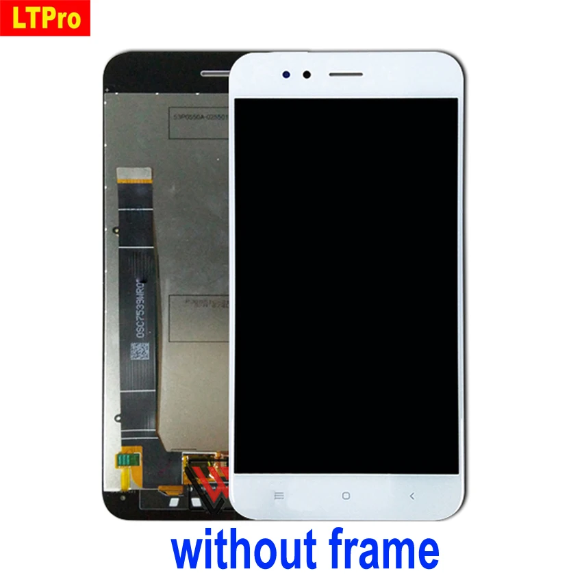 Skup Xiao mi mi A1 mi A1 5X mi 5X szklany panel czujnika wyświetlacz LCD montaż digitizera ekranu dotykowego z wspornik 10 dotykowy i podświetlenie