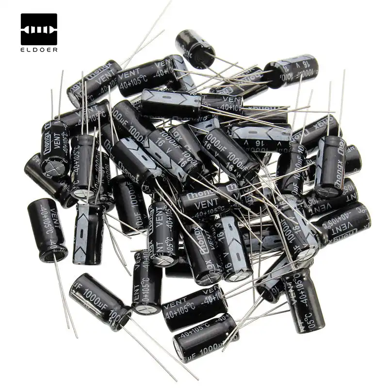 10V 1500uF Electrolytic Radial Capacitors 105°C ±20/% 8mm x 16mm