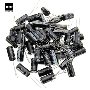 

New Arrival 50pcs Electrolytic Capacitors Radial Capacitors 1000uF 16V 105 Celsius 8x17mm