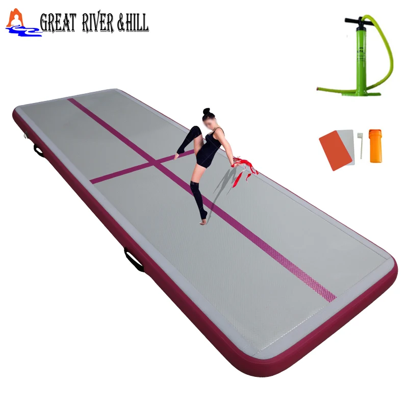 gymnastic training mat used for gymnastic sports with free pump and