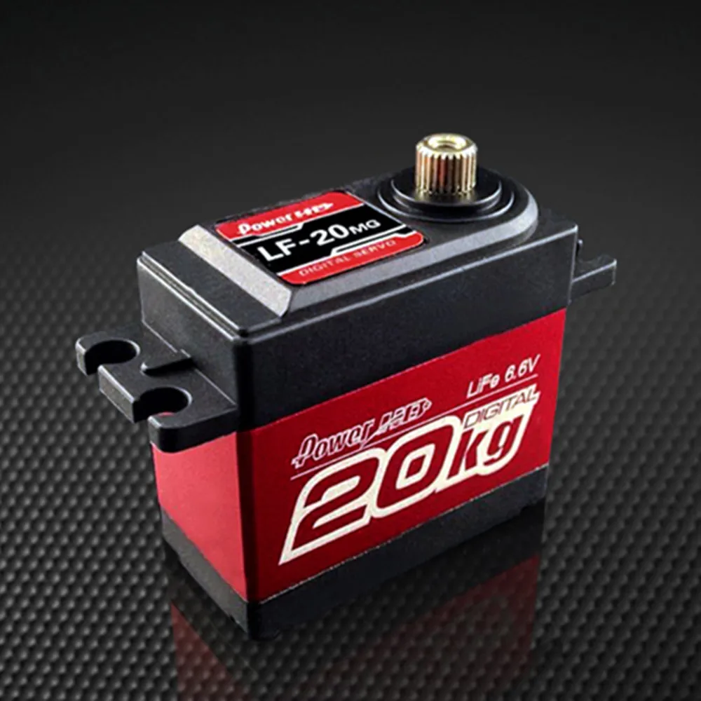

Wholesale 1pcs 100% Original Power HD LF-20MG 20KG Digital Servo HM Cars Aerial Robot Head and RC Helicopter Boat Car