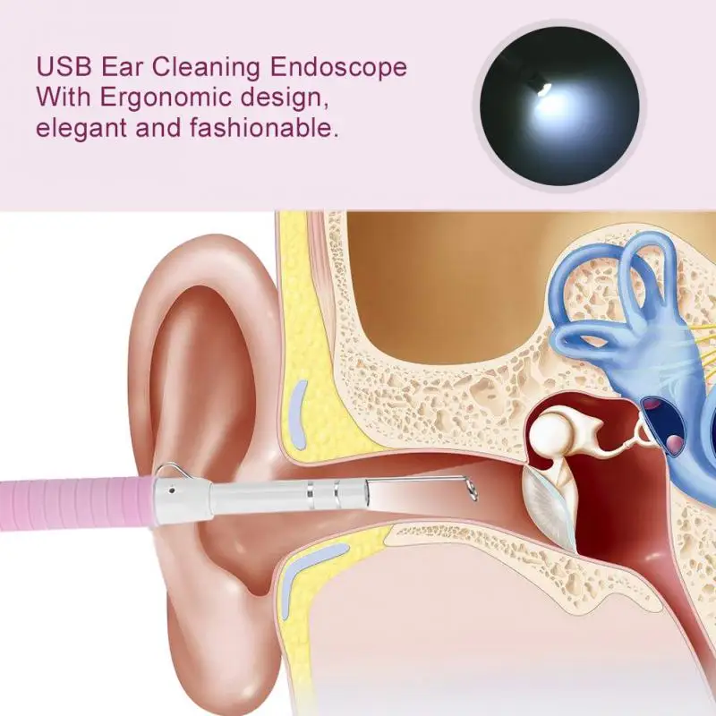 3 в 1 эндоскоп USB для чистки ушей Визуальный Инструмент для чистки ушей многофункциональная Ушная палочка Воск Удаление ушей Чистка здоровья сна наборы инструментов