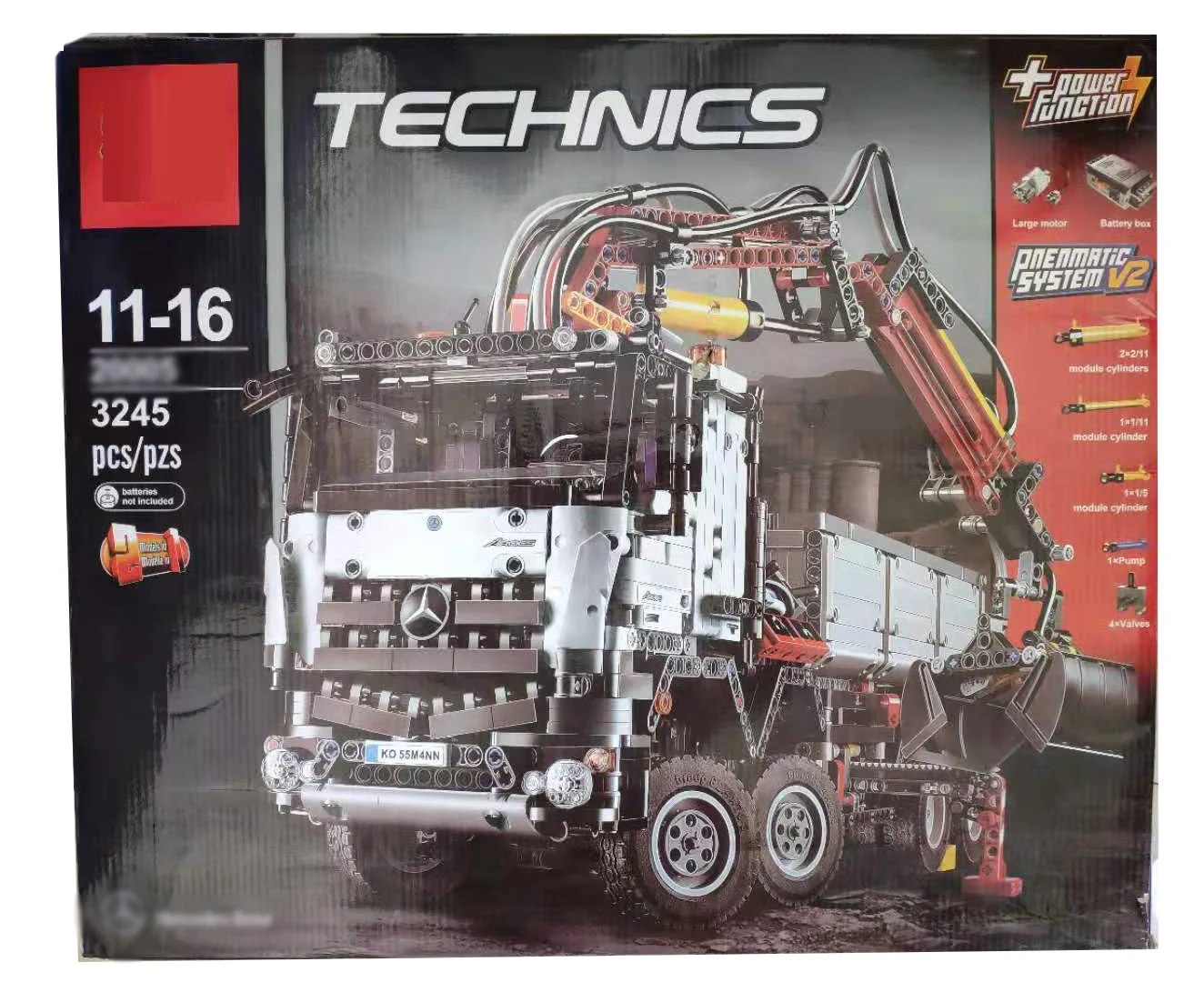 3245 шт. 2019 Новая серия Technic Arocs 3245 грузовик блоки наборы Развивающие игрушки для детей