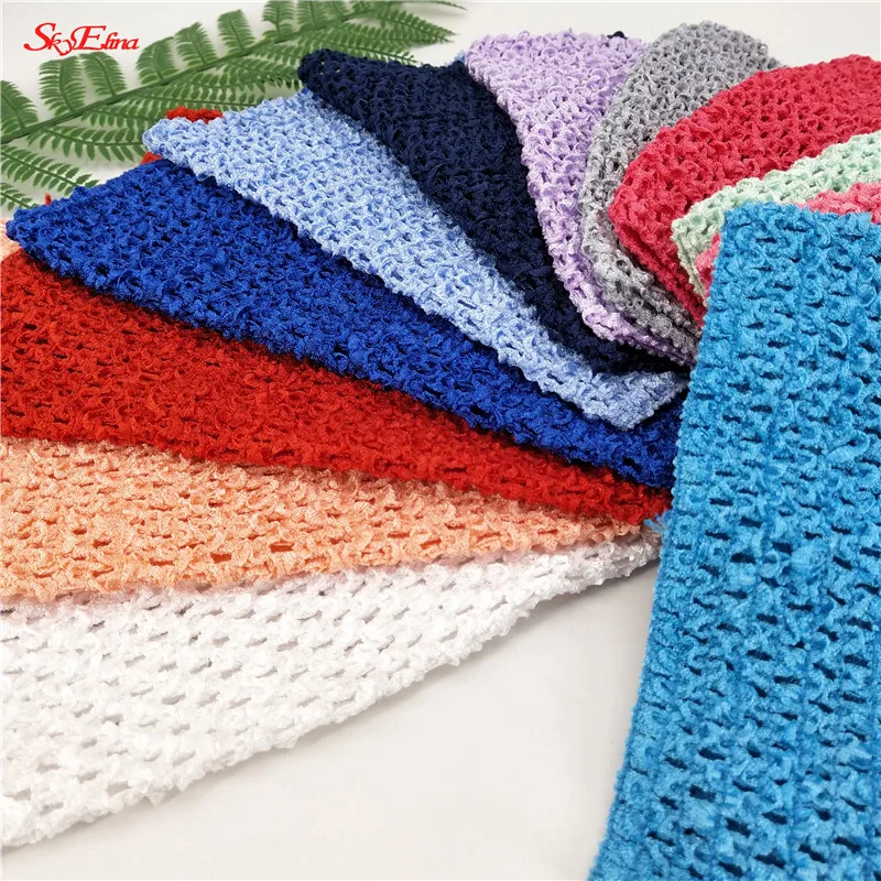 

20 * 23cm Handmade Wrapped Chest Elastic Baby Girl Crochet Tutu Tube Tops Wide For Crochet Tulle Tutu 6ZSH939