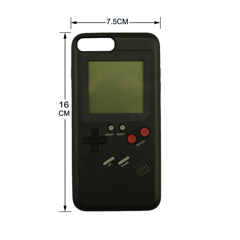 Tetris Phone Cases for iPhone 6 6S 7 8 Plus Soft Gameboy Cover for iPhone X