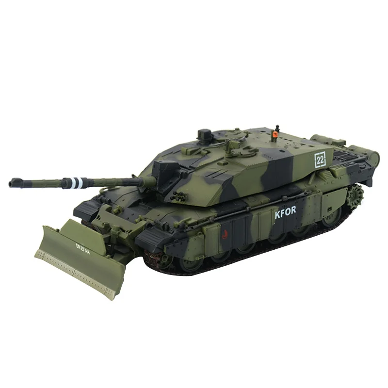 

1:72 pre-built upgraded FV4034 Challenger II tank with added explosive reactive armour panels collectible finished plastic model