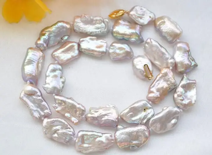 3380 NATURE lavender DENS keshi REBORN pearl necklace