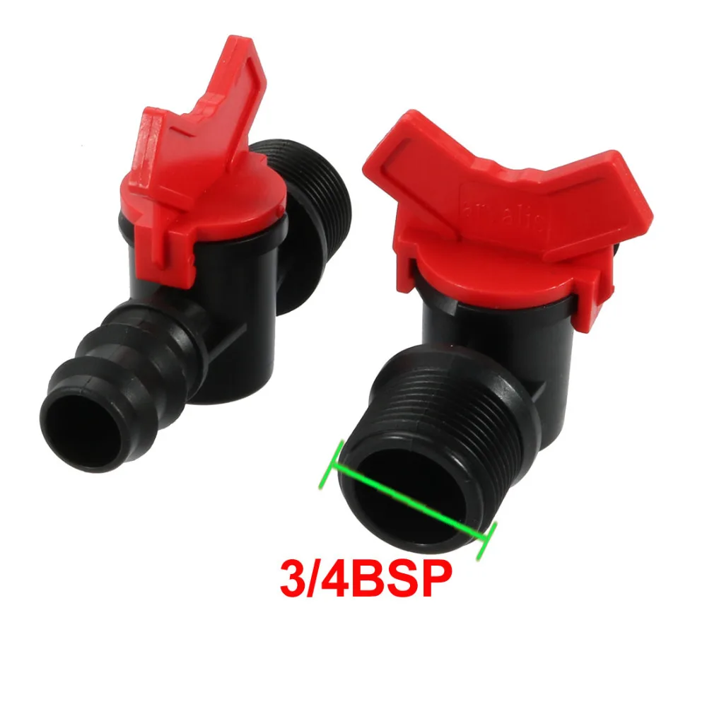 Uxcell 3/4BSP Male to Barbed Watering Tubing Connector 2pcs Coupling