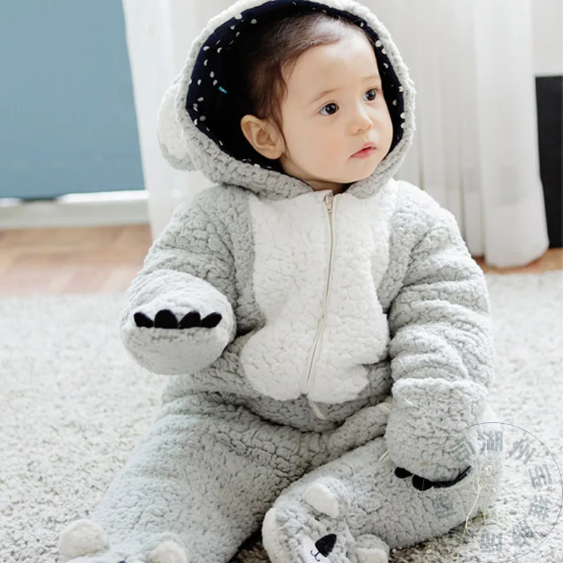 

Baby Warm Romper Autumn Winter Newborn Girls Boys Comfortable Clothing Long-sleeve Kids Rompers Jumpsuit
