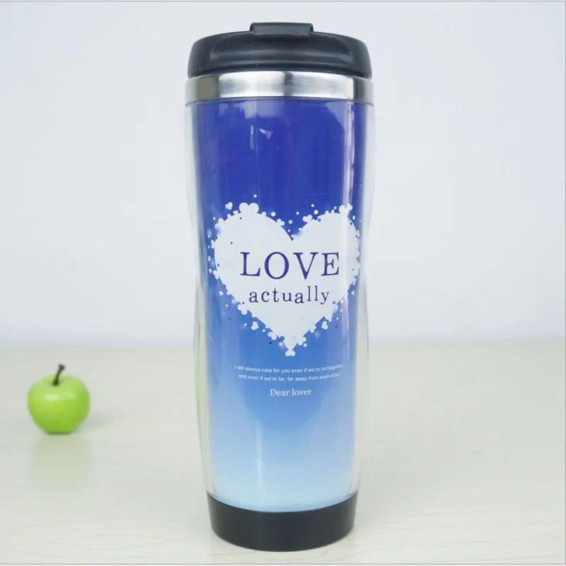 double wall stainless steel vacuum tumbler paper insert with leak proof
