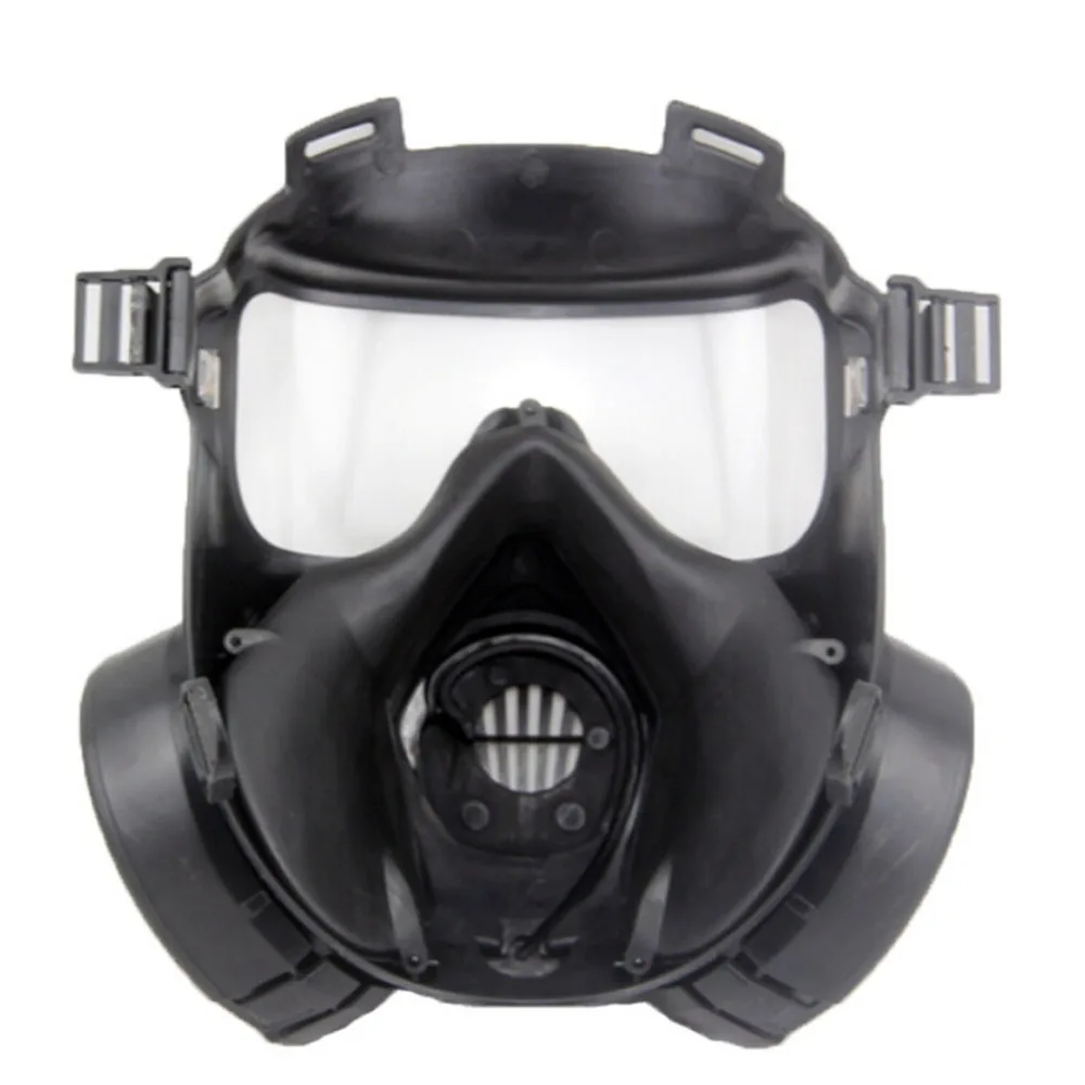 

1 Pcs Cycling Face Mask Wide Vision Protective Tactical Airsoft Mask Adults Full Face CS Accessories With Fan For Camping