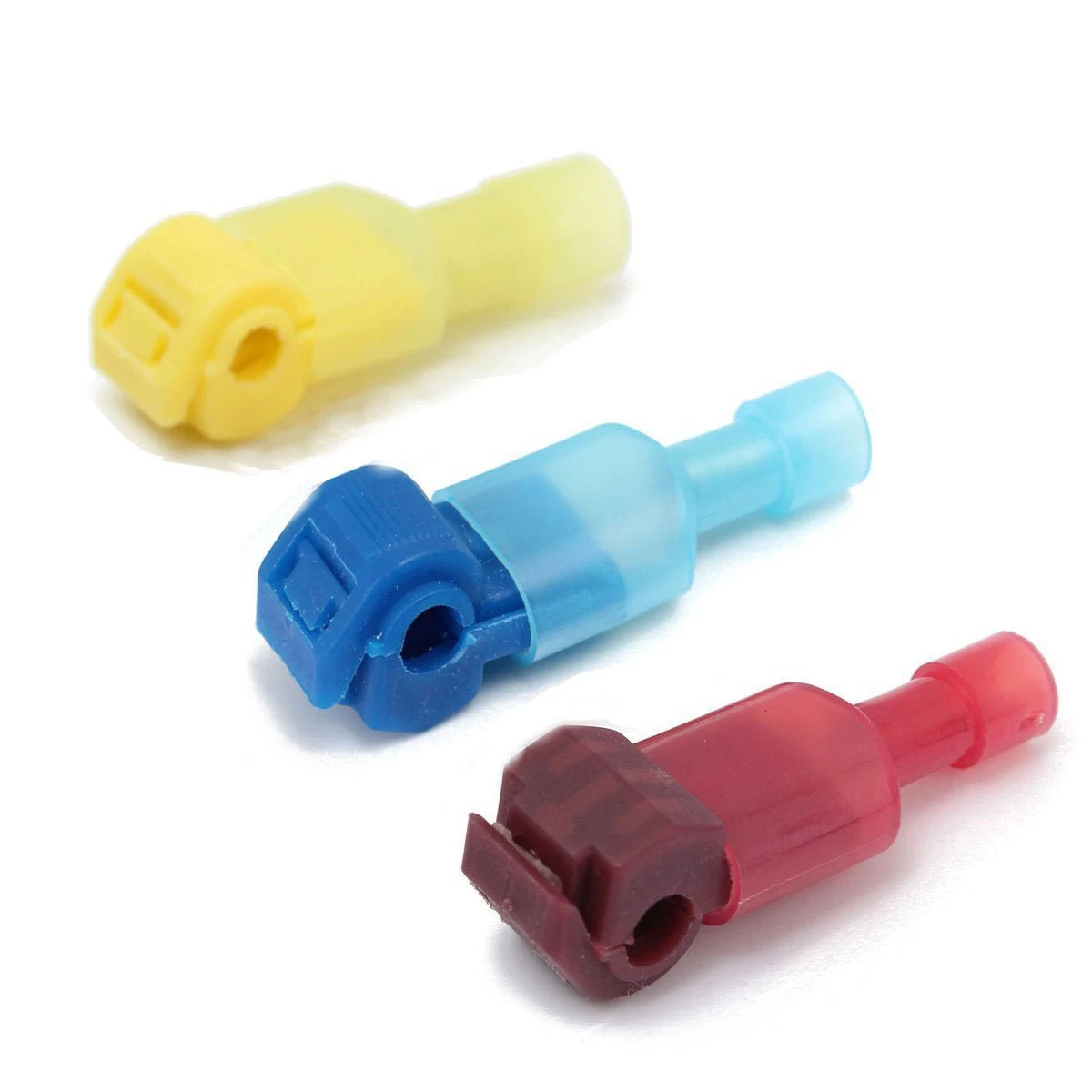 60pcs Quick Splice Electrical Wire Terminals PP Insulated Female Spade Connectors Kit on