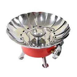 4 типа ветрозащитная плита кухонная посуда газовые горелки для кемпинга пикника приготовления барбекю