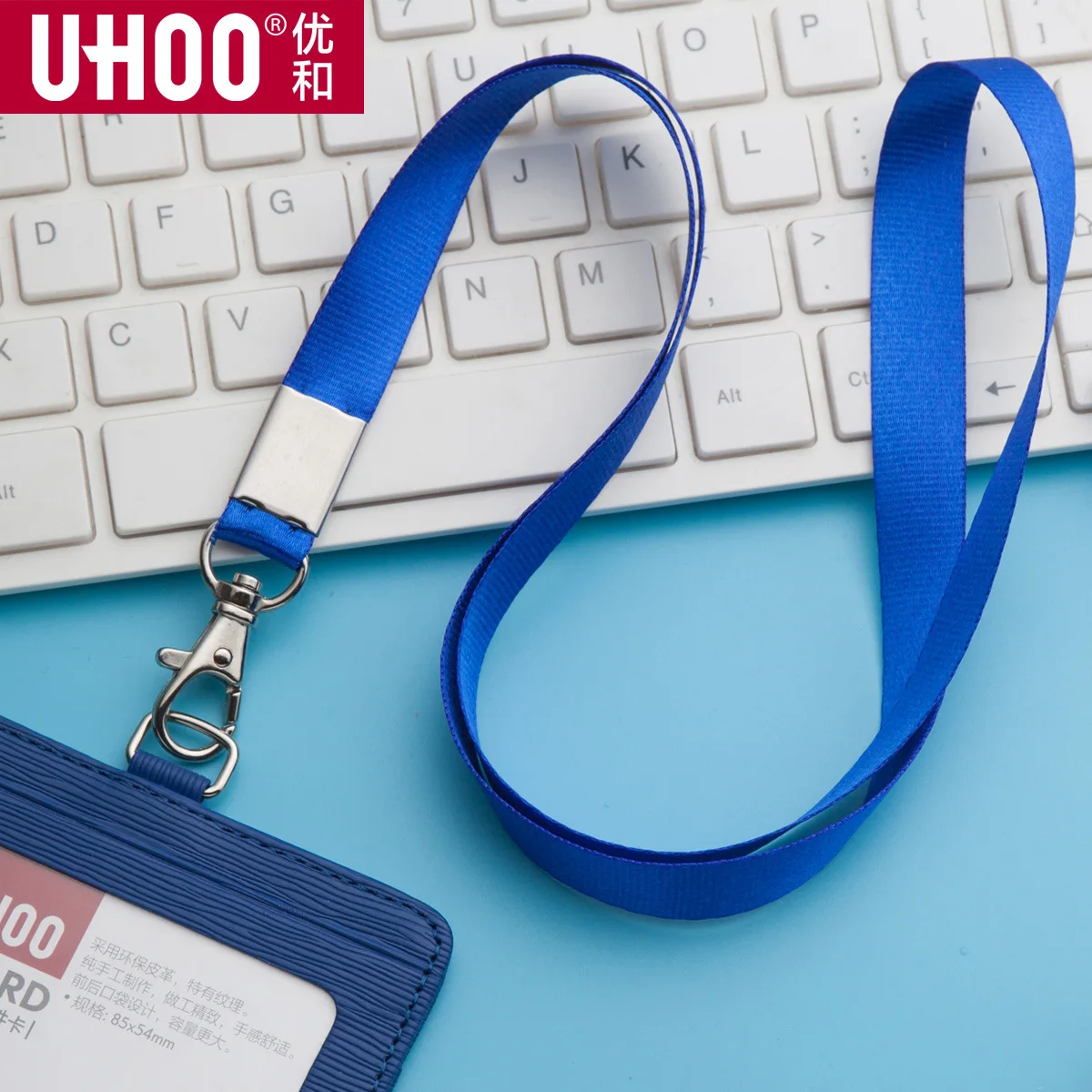 1 Pz Ispessisce colore Puro Portachiavi per le chiavi della Carta di IDENTIFICAZIONE Palestra Mobile Cinghie del telefono USB porta badge FAI DA TE Hang Rope Lariat Cordicella JZ44