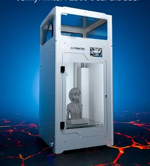 Best Value 2018 Newest! Assembled JennyPrinter4 Z370 Dual Extruder High Precision 3D Printer Extended For Ultimaker 2 UM2