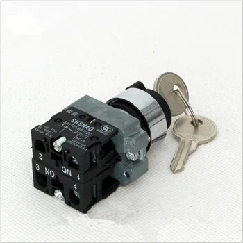 

XB2BG45C 1N/O 1N/C 2Position Momentary Key Select Selector Switch Replaces tele