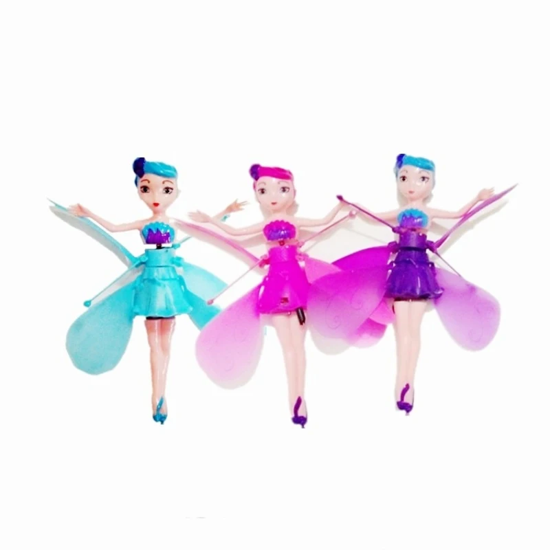 

DIY Flying Fairy Dolls Learning & Education Infrared Induction Control Flying Angel Doll Baby Toys For Girls Xmas Gift