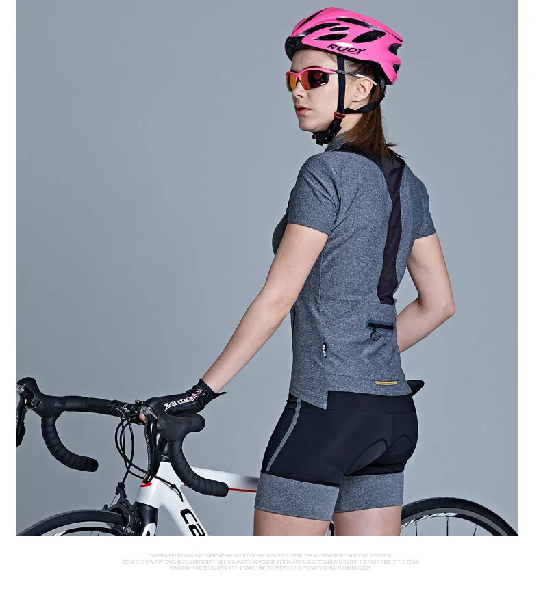 Santic для мужчин женщин Велоспорт Джерси лето MTB дорожный велосипед дышащий Горные Джерси велосипедный костюм, трико Ciclismo L7C02115/M7C02116