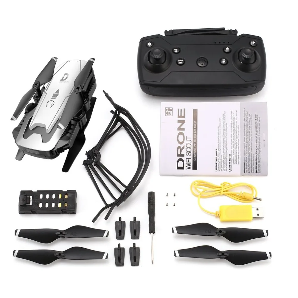 

X12 4CH RC Foldable Drone Quadcopter Altitude Hold with Wifi Camera Live Video One Key Return Headless Mode 3D Flip