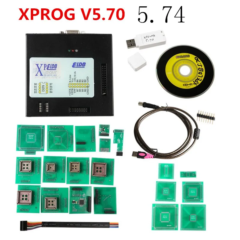 Новое поступление XPROG-M 6,12 5,74 X Prog M Box V5.55 Авто ECU чип Тюнинг программист Xprogm 5,84 Xprog V6.12 - Цвет: V5.70 5.74