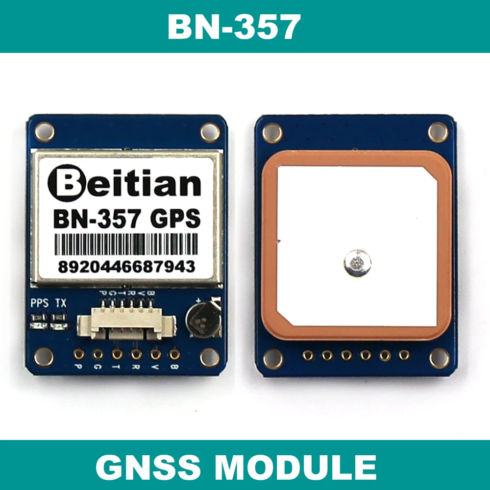

1PPS UART TTL level GPS GLONASS Dual GNSS module GPS module with antenna FLASH BN-357