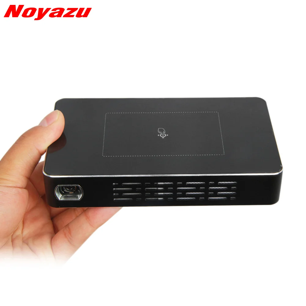 Noyazu 32GB HDMI In DLP Keystone Correction Pico Beamer Bluetooth 4.0 1080P HD Home theater Handheld Mobile With Touchpad