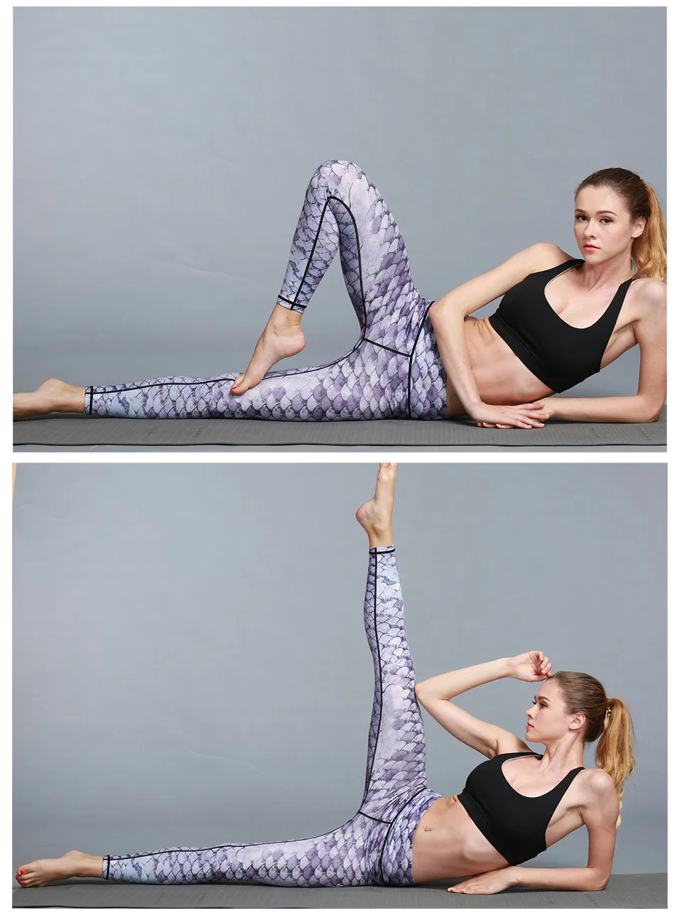Yoga Pant Elastic Esporte Leggings Feminino Calças
