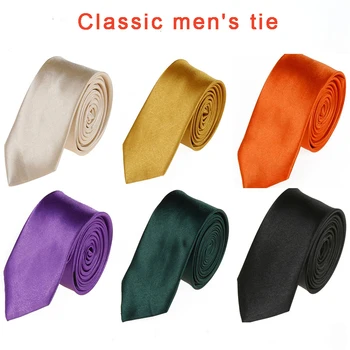 

2018 New Formal Men's Tie Silk Tie For Banquet Wedding Business Tie Mens Accessories Necktie Dark 6 colors