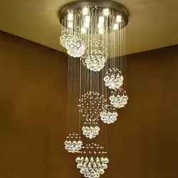 Современный блеск kroonluchers Armatuur Dubbele ловушка подвесной светильник Voor фойе Eetkamer Ресторан Decoratie