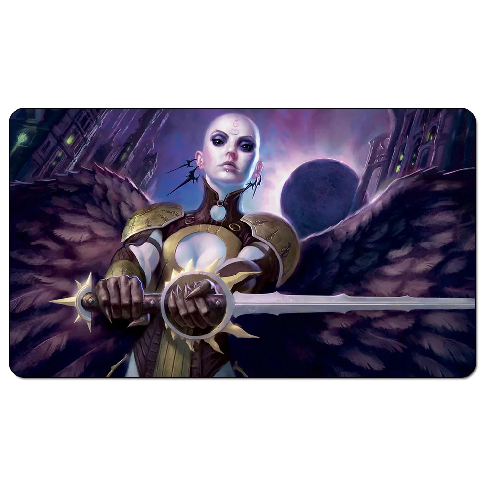 Черный лотос арт 60x35 см игровой коврик Волшебный для настольные игры коврик|playmat