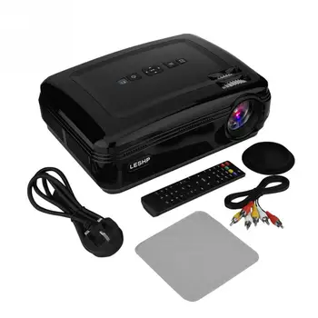 

1080P Home Theater Projector 3000:1 Stereo Surrounding Sound 16.7K HD Projector 3200LM LED UK Plug