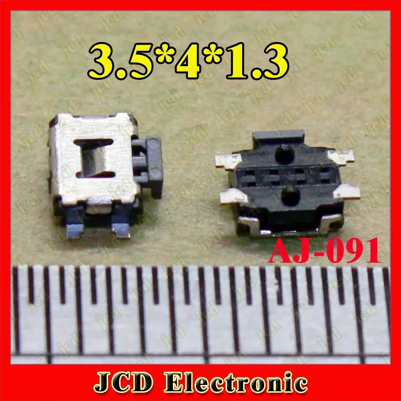 ChengHaoRan 10 шт. 100% 100 4-контактный кнопочный переключатель с 2 фиксированными точками 3