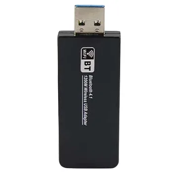 

Zapo W97B Office Mini 1200Mbps Wireless Usb 3.0 Lan Adapter 5Ghz Wifi Hotspot Add Bluetooth 4.1 Network Card forAll Windows Li