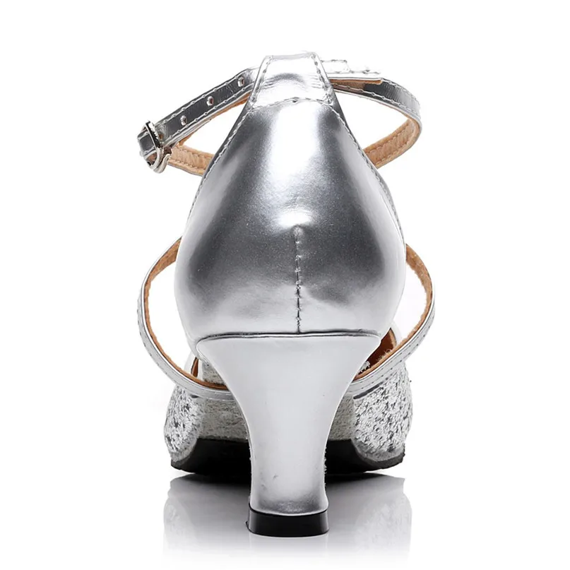 Women Dance Shoes Rumba Waltz Prom Ballroom Latin Salsa Dance Shoes Square Toe Wrap Dancing Shoes 5cm Heel #2P09 (21)