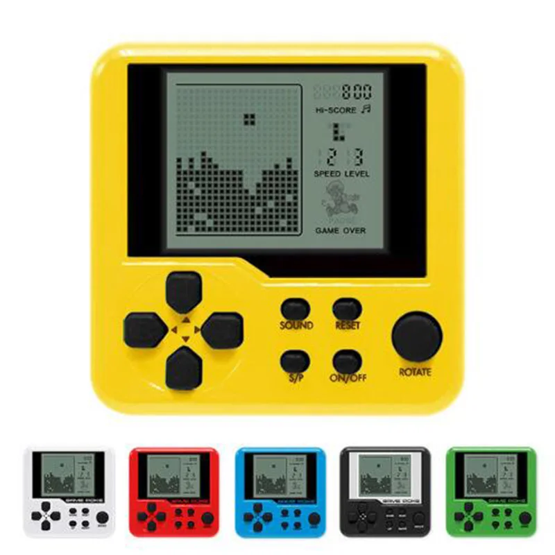 Tetris jeu enfants console de jeu de poche électronique animaux jouets éducatifs jouets électroniques Portable intégré 23 jeux