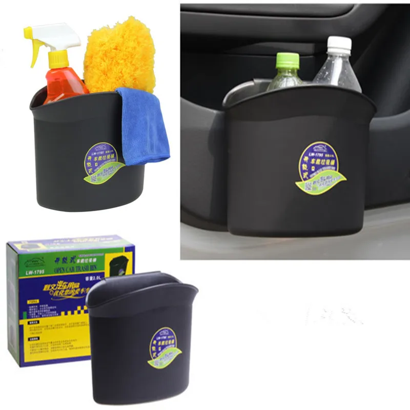 Car Styling Mini Garbage Bin Dust Case Holder Storage box for ACURA mdx rdx tl tsx rl zdx integra rsx key cover Accessories | Автомобили и