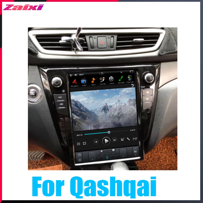 Perfect ZaiXi 12.1 inch Big screen Tesla Screen Vertical Screen Android Car PC GPS Navigation Radio Player For Nissan Qashqai 2013~2019 3