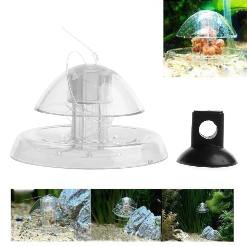 Plastic Clear Snail Trap Aquarium Fish Tank Plants Planarian Leech